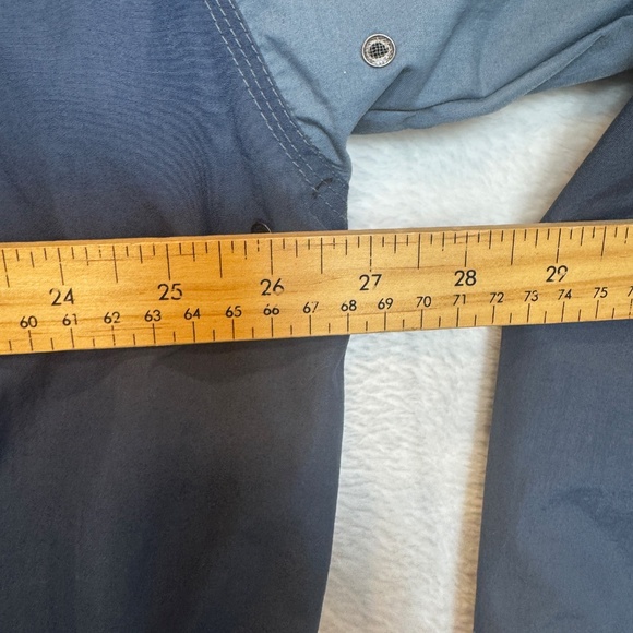 O'Neill Snowear Windbreaker Mens Size Large Blue Hooded Nylon Pockets Pullover - Picture 8 of 10